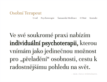 Tablet Screenshot of osobniterapeut.cz